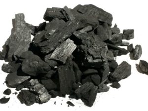 Natural charcoal pieces produced at Ray Wood Exploatare