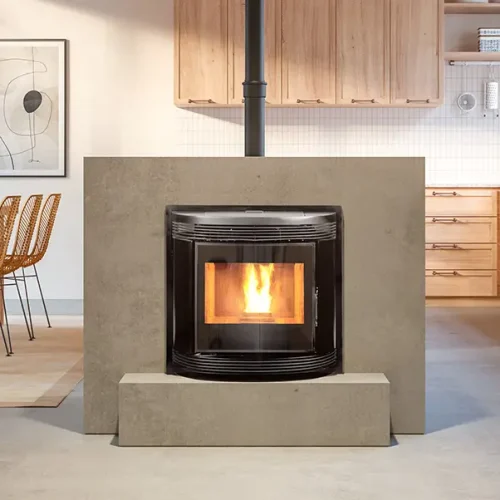 EcoForest Eco Mini Insert Stove — Pellet wood pellet stove sold by Ray Wood Exploatare