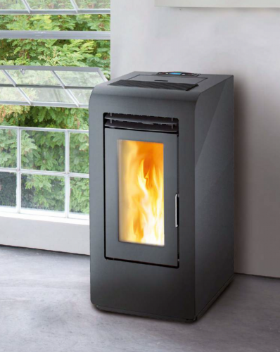 Kalor Angela 10 Air Stove, 10kW — 10 kW wood pellet stove sold by Ray Wood Exploatare